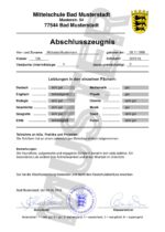 Mittlere Reife / Realschulabschluss Kaufen